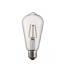 LED Bulb 2W 2 LED with support E27 and 220-240V