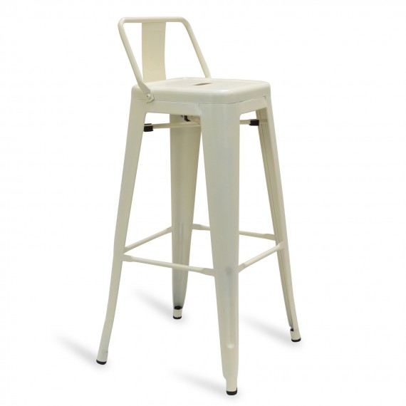 Industrial stool Metal Wide Bistro Matte