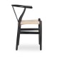 Réplica silla Wishbone CH24 en madera de colores