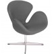 Réplica de la silla Swan en cachemir de Arne Jacobsen
