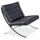 Premium Barcelona chair replica in Italian leather