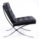 Premium Barcelona chair replica in Italian leather