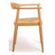 Réplica Silla The Chair en fresno y asiento de cuerda