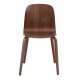 Nordic Dining Chair in Walnut Wood