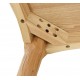 Mesa de comedor nórdica Dubli en madera de fresno