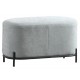 Reposapiés sofá Clair Loveseat de diseño minimalista