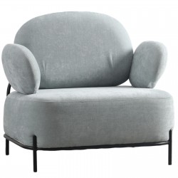 Clair sofa with armrests in a minimalist design
