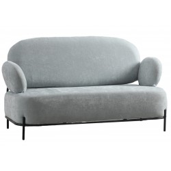 Clair Loveseat sofa with armrests in minimalist design