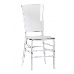 Cadeira Felipe Ghost em policarbonato transparente