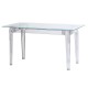 Pack Ghost Table 120cm And 4 Felipe Ghost Chairs